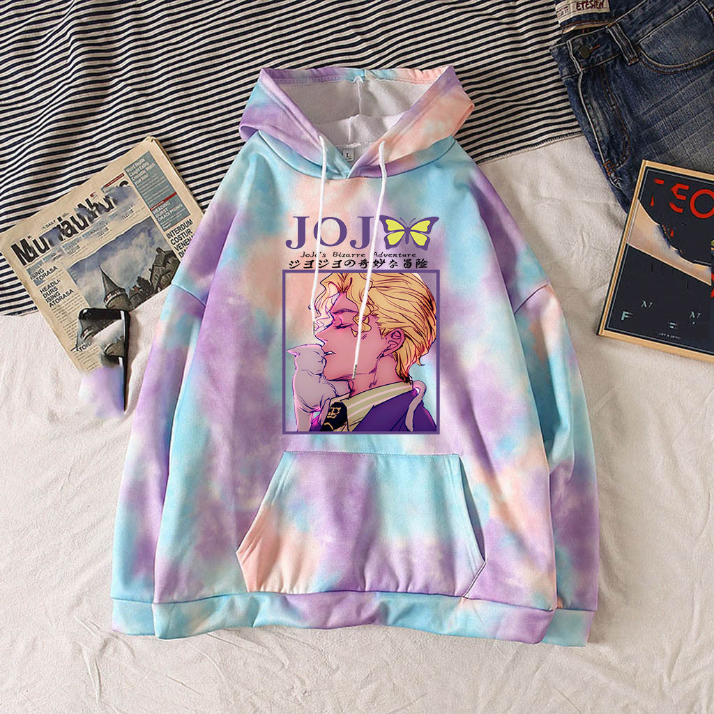 Tie-Dye Custom Graphic Sweatshirts Pullovers Sports Hoodie, Customizable Logo/Text/Image.