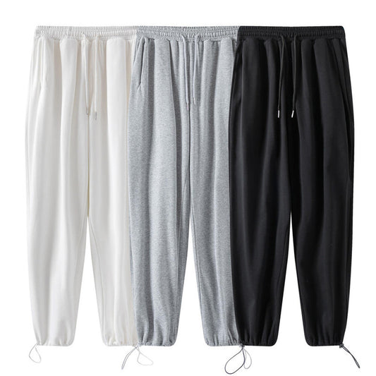 Cotton Drawstring Oversized Sweatpants, Customizable Logo/Text/Image.