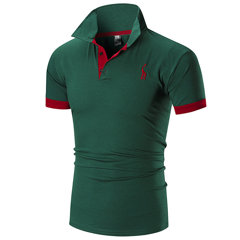 Embroidered Solid Golf Men's Design Polo T-Shirt, Customizable Logo/Text/Image.