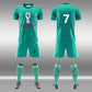 Custom Football Jersey Set, Customizable Logo/Text/Image.