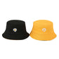 Flat Top Cotton Bucket Hat, Customizable Logo/Text/Image.