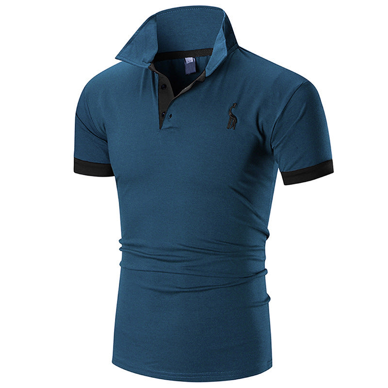 Embroidered Solid Golf Men's Design Polo T-Shirt, Customizable Logo/Text/Image.