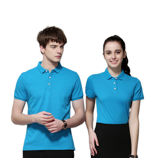 Mens Womens Unisex Custom Logo Embroidered Polyester Polo Golf Shirts, Customizable Logo/Text/Image.