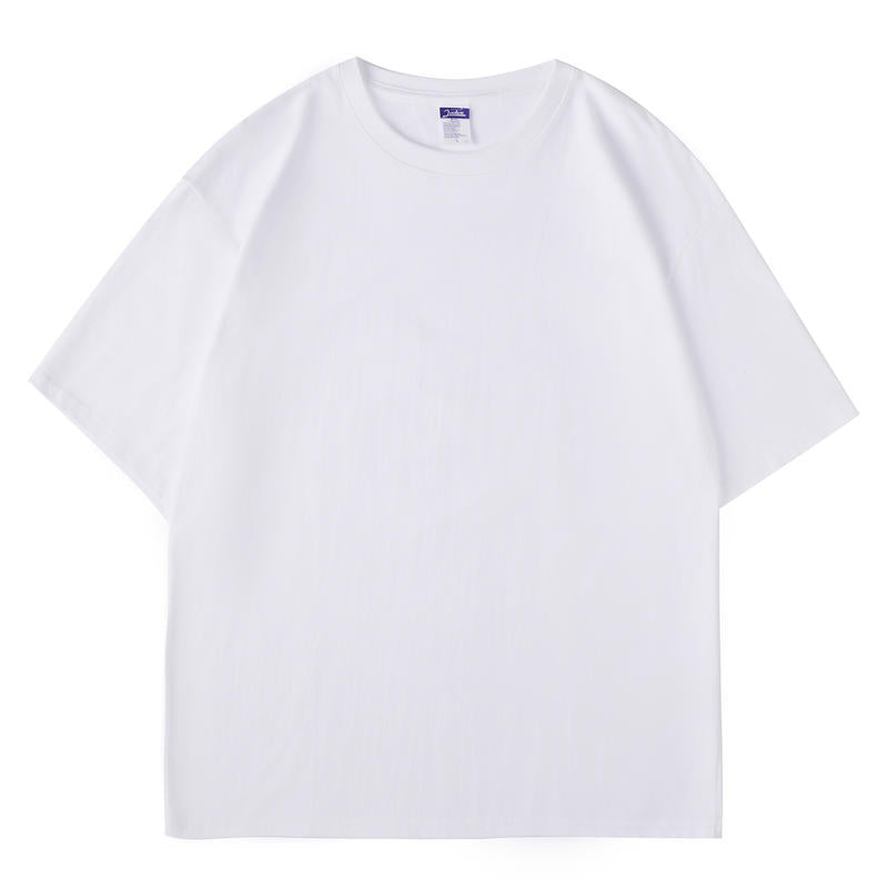 Heavy Drop Shoulder 240g Cotton T-Shirt, Customizable Logo/Text/Image.