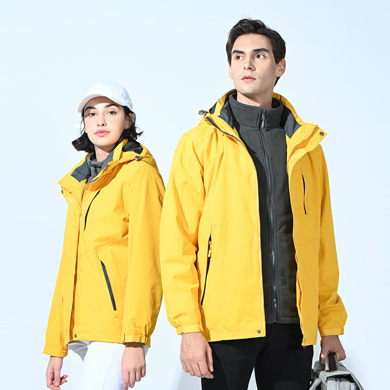 3 in 1 Winter fleece lined warm Windproof Waterproof Jacket