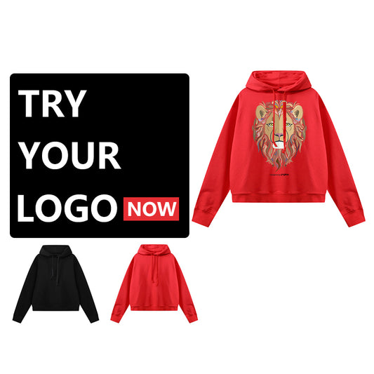 Brand same style homogeneous double-strand hoodie 420g, Customizable Logo/Text/Image.