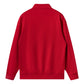 Velvet Zip Collar Sweater Unisex 480g, Customizable Logo/Text/Image.