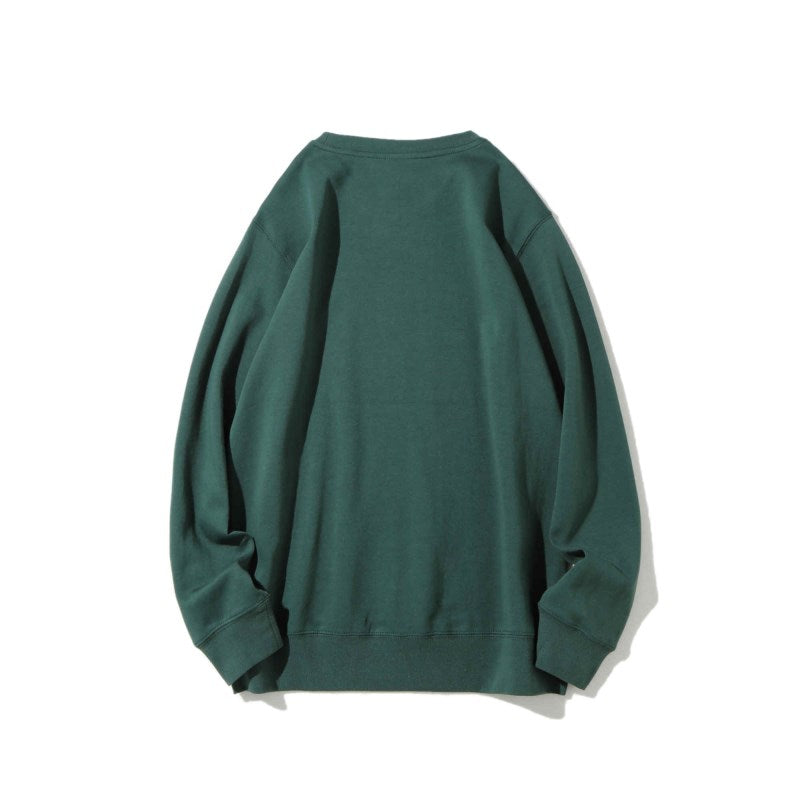 Solid Color Healthy Round Neck Sweater Men and Women Same Style 300g, Customizable Logo/Text/Image.