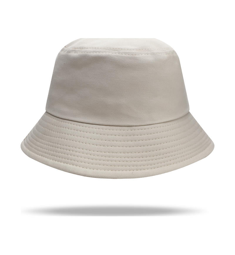 Flat Top Cotton Bucket Hat, Customizable Logo/Text/Image.